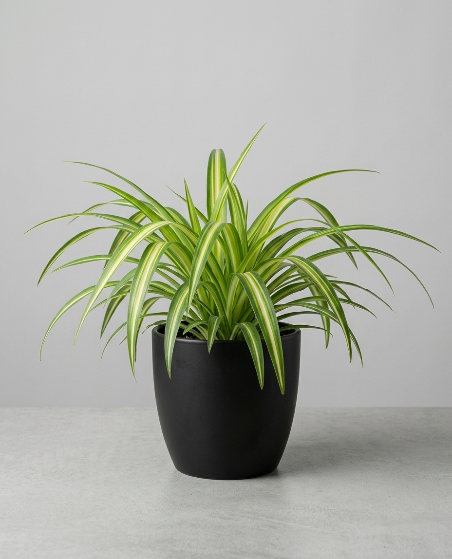Chlorophytum comosum 'Variegated Spider Plant'